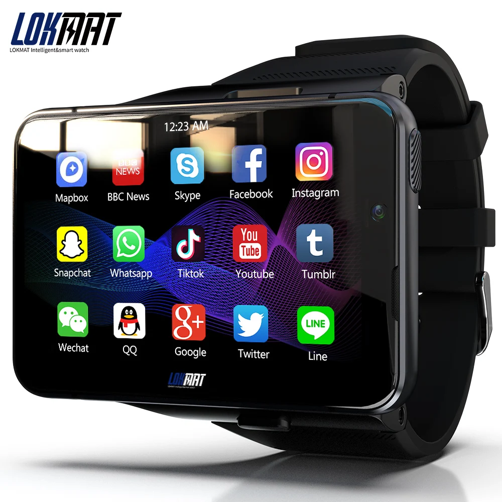 Top LOKMAT APPLLP MAX Smart Watch GPS 4G WIFI Watches 288 Inch Touch 